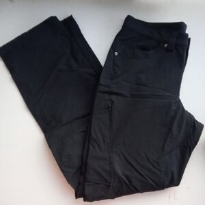 Duluth Trading Co. Women’s Black Dry on the Fly Cargo Pants - Size 10/33 -